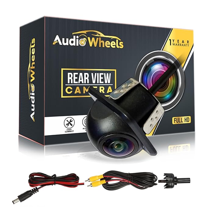 Car Dome Fish Eye Camera Backup Rearview Vehicle Automotive Parking HD Night Vision 170-degree Reversing Surveillance AHD Lane Departure Warning Road Safety Monitoring.