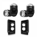 Audio Wheels 2 Inch Fog Lamp Mounting Cover / Bracket Kit for TATA SIERRA | Direct Replacement Set | Compatible with Tata Sierra (2025-26)