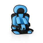 Audio Wheels Portable Foldable Baby Seat Cushion with Adjustable Shoulder & Back Straps, Universal Fit for Car, Bicycle, Stroller, Sofa & High Chair (Toddlers & Kids 6 Months-4 Years) (Blue)