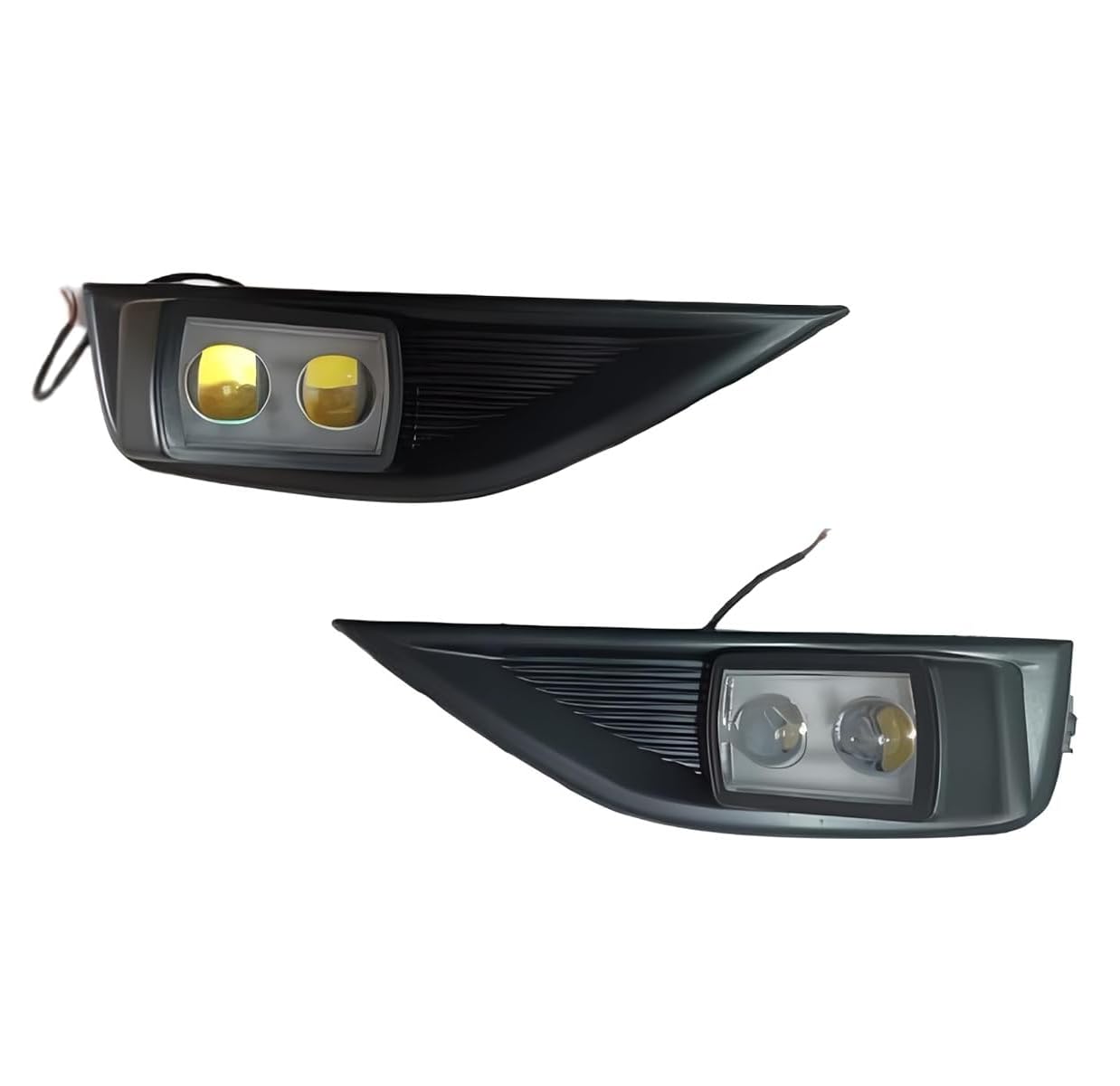 Audio Wheels LED DRL (Daytime Running Light) Fog Light for MARUTI SUZUKI FRONX | Switchable White/Yellow/Red/Blue | 15W LED | DC 12V Plug and Play | 90% Power Saving