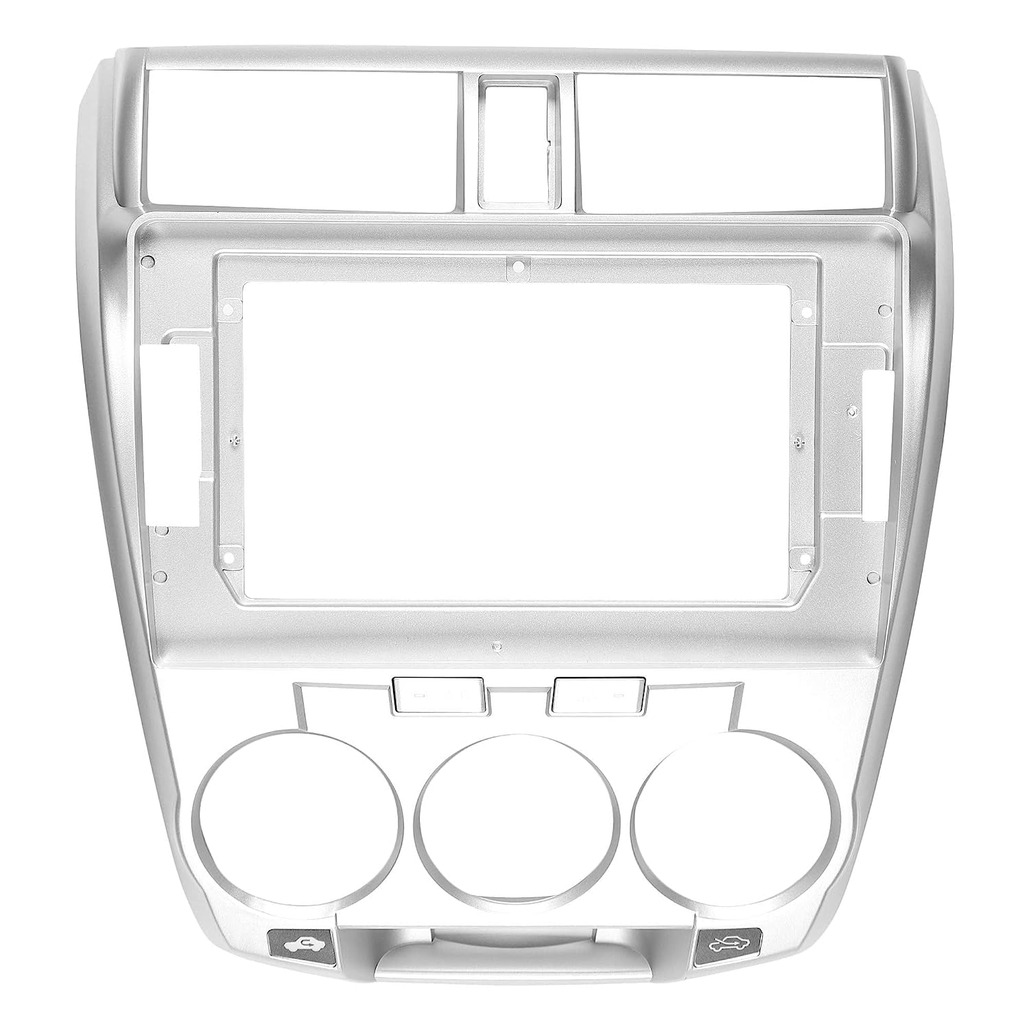 Audio Wheels ABS300 Plastic Material 9 inch Honda City I-VTEC Car Stereo Frame with Wiring Suitable for Base Model Honda City I-VTEC 2008-2014