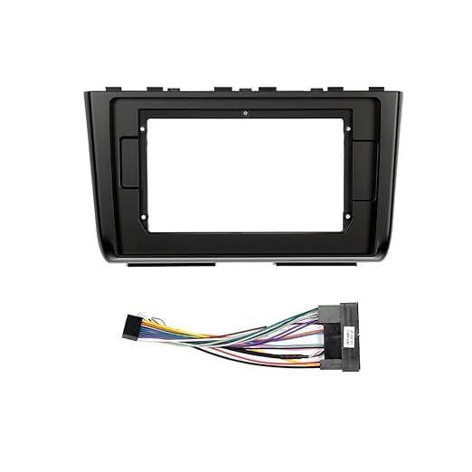 Audio Wheels ABS Plastic Material 9 inch Hyundai Car Stereo Frame with Wiring Suitable for Base Model Hyundai Creta 2020