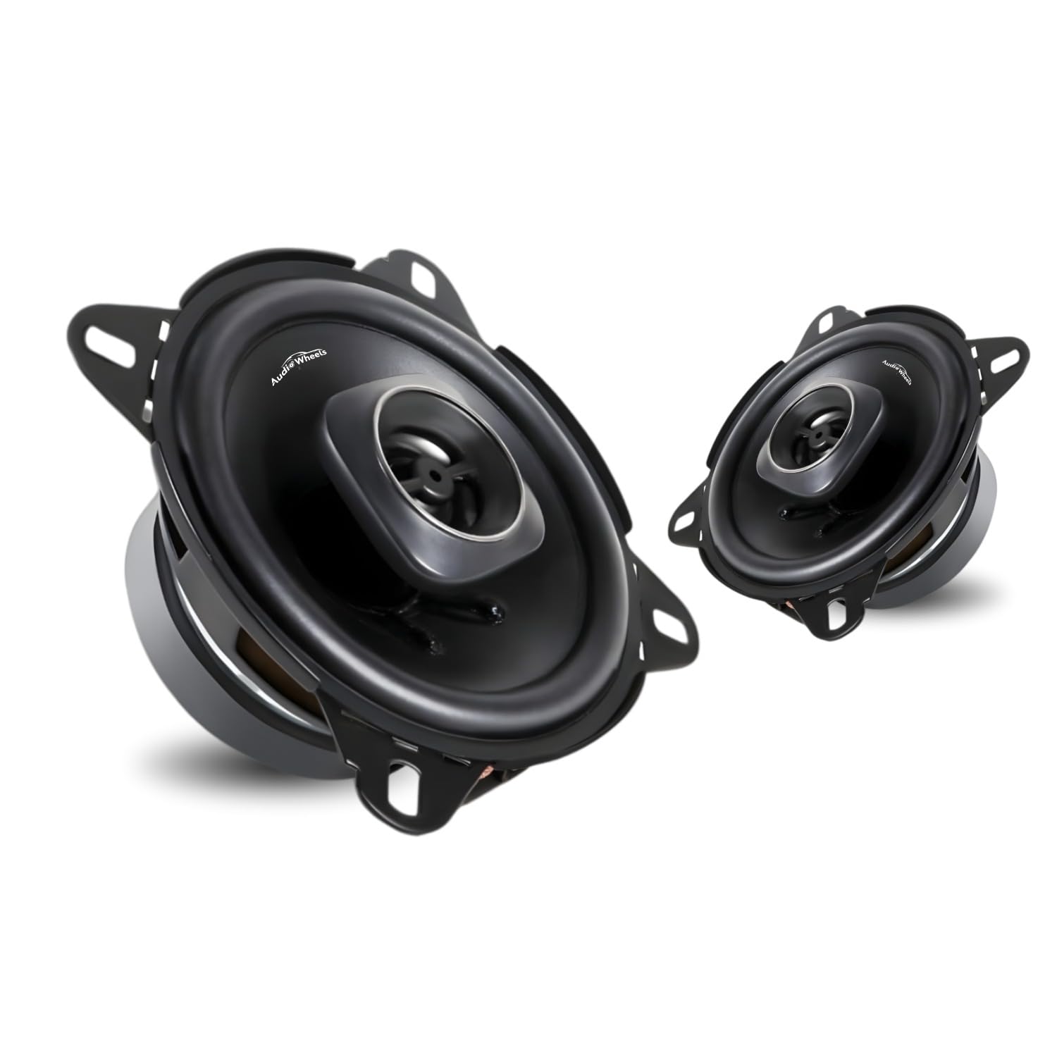 Audio Wheels 4 Inch Thunder Legend Car Speaker – 80W RMS, 375W Max | 26mm Voice Coil | Deep Bass | Rubber Edge PP Cone | 4Ω Impedance | High-Performance Sound Upgrade.