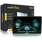 Audio Wheels TS-7 Android Car Stereo with 2GB/32GB RAM & ROM Touch Screen Car Radio/BT/GPS Navigation Car Multimedia Audio and Video Player (10 Inch Android Screen)