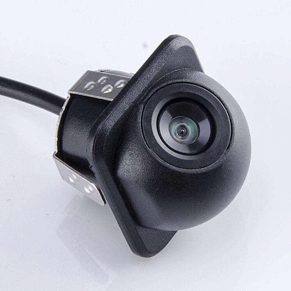 Audio Wheels Car Fisheye Dome Camera – 1080P HD Rearview, 170° Wide-Angle, Night Vision, AHD Backup & Parking Camera with Lane Departure Warning for Vehicle Safety.