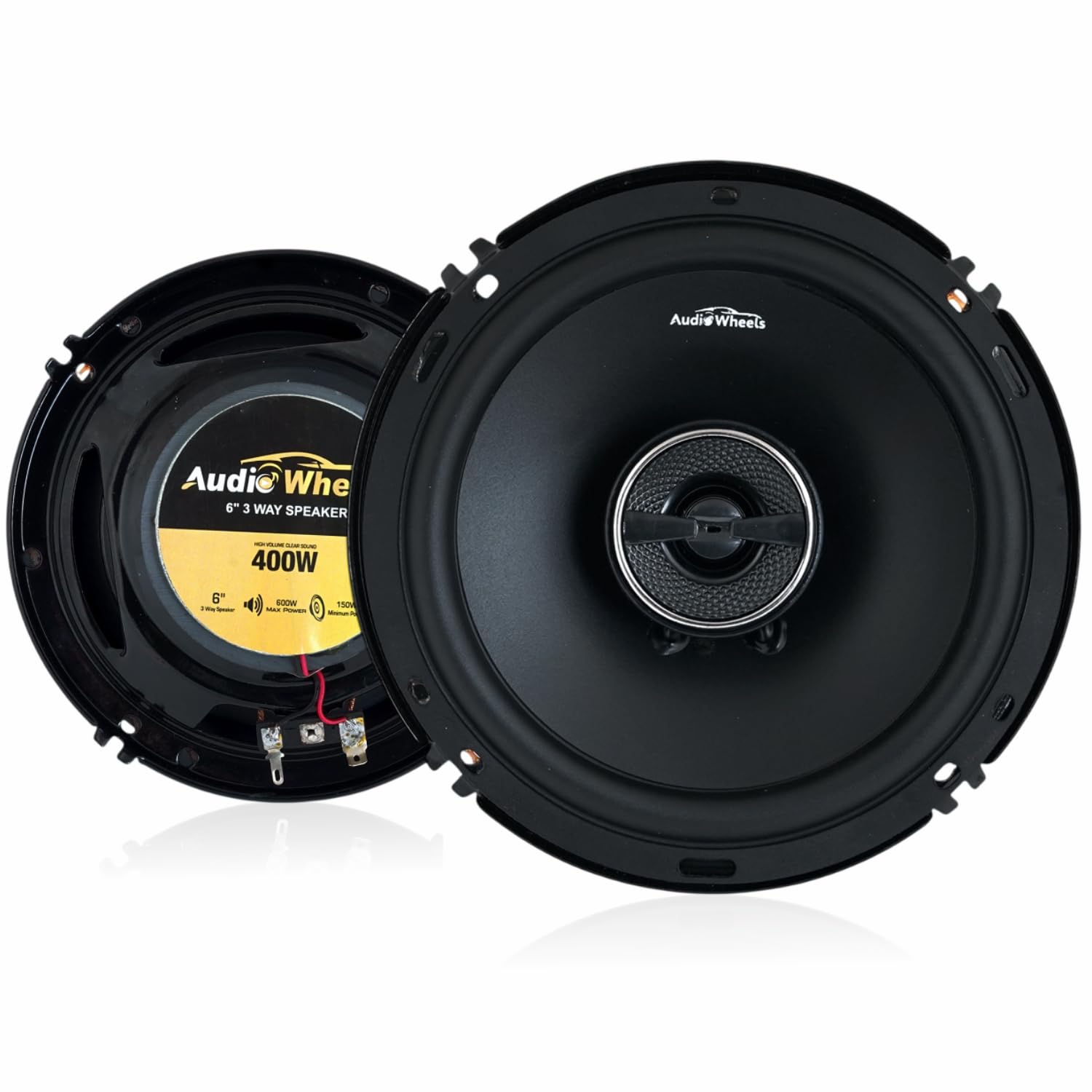 Audio Wheels 6 Inch Sonic Blast Car Speaker – 150W RMS / 400W Max | 26mm High-Performance Voice Coil | Deep Bass Output | Durable Rubber Edge with PP Cone | 4Ω Impedance | Premium Sound Upgrade for Cars
