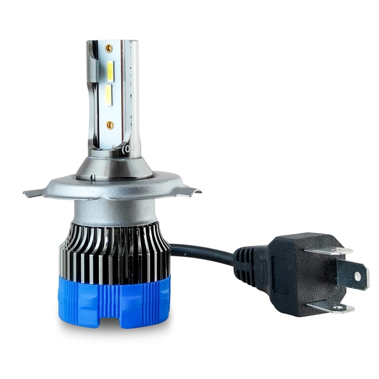 Audio Wheels H4 LED Headlight Bulbs – 60W, 16,000 Lumens, 6000K Cool White  HighLow Beam Conversion Kit for Cars  Super Bright, Quick Installation  Pack of 2 with 1-Year Warranty