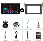Audio Wheels Volkswagen Polo 9 Inch 1280P IPS Android 232 Car Display with Gorilla Glass - Double Din Car Stereo, Android 13,+ AHD Camera & Dashboard Frame (Volkswagen Polo)