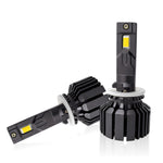 Audio Wheels Tri Colour LED Headlight H27 Single Beam 120W (15000LM) | 6000K/4300K/3000K | IP68 Waterproof Plug & Play Car Headlamp 12V/24V with Advanced Cooling