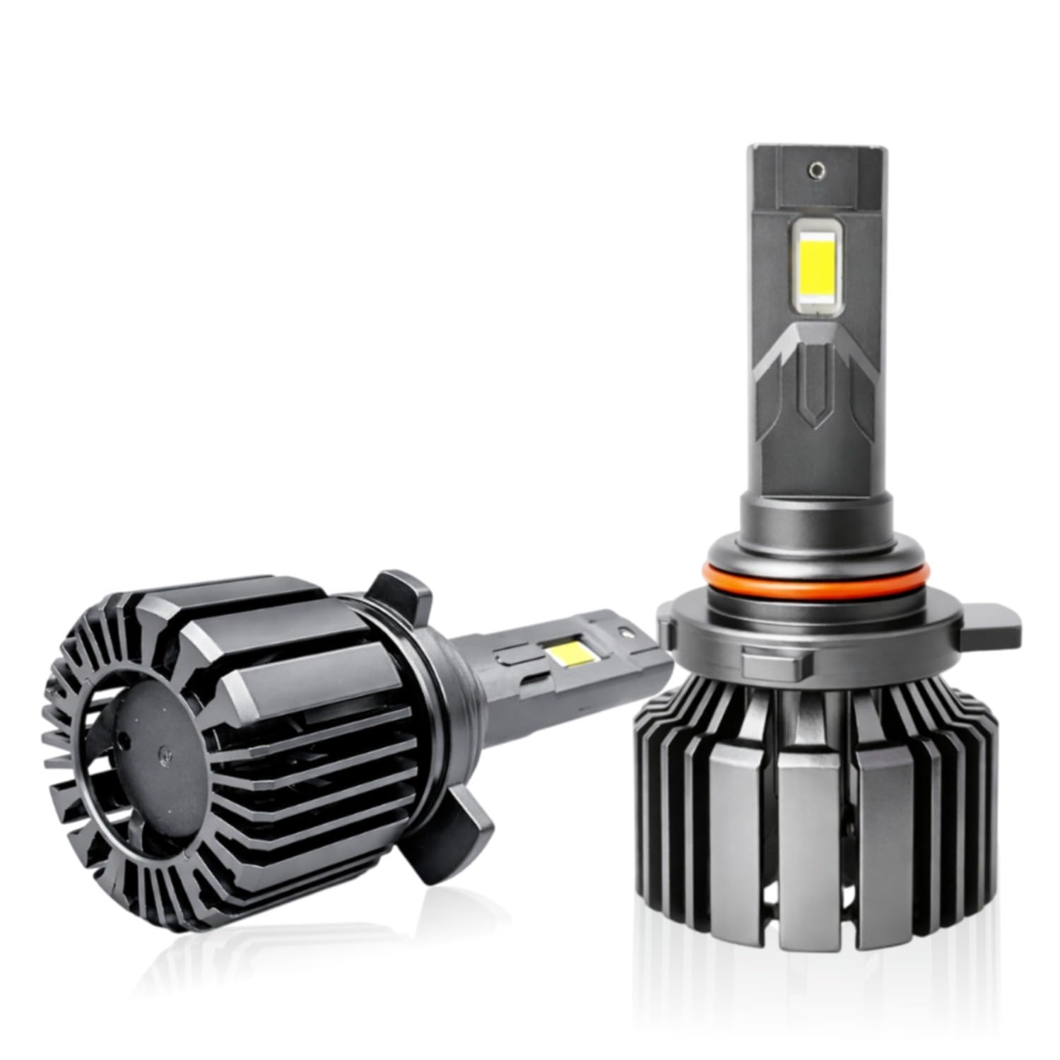 Audio Wheels 9012 LED Headlight Tri Colour, Single Beam 120W (15000LM) | 6000K/4300K/3000K | IP68 Waterproof Plug & Play Car Headlamp 12V/24V with Advanced Cooling | 2 Years Warranty