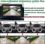 Audio Wheels Dynamic Path Guide Line with 150°Perfect View Angle Design Waterproof Universal 8 LED Lights Always Bright Night Lamp Rear View Car Reverse Camera