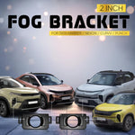 Audio Wheels 2 Fog Lamp Mounting CoverBracket Kit - Car & Vehicle Fog Brackets  Direct Replacement Set  Compatible with TATA NEXONPUNCHHARRIERCURVV