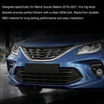 Audio Wheels 3 Inch Fog Lamp Mounting Cover/Bracket Kit - Car & Vehicle Fog Brackets | Direct Replacement Set | Compatible with Maruti Suzuki Baleno 2019-2021