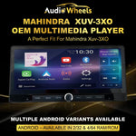 Audio Wheels (OEM) Android 12.33 Inch Touchscreen for Mahindra-3XO+Frame, 2GB RAM/32GB ROM, with Wireless CarPlay, DSP, Camera Support, and 4 x 50W Output.