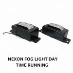 Audio Wheels LED Daytime Running Light DRL for Tata Nexon | Multi Color White/Yellow/Red/Blue | 15W LED | DC 12V Plug and Play | Energy Efficient