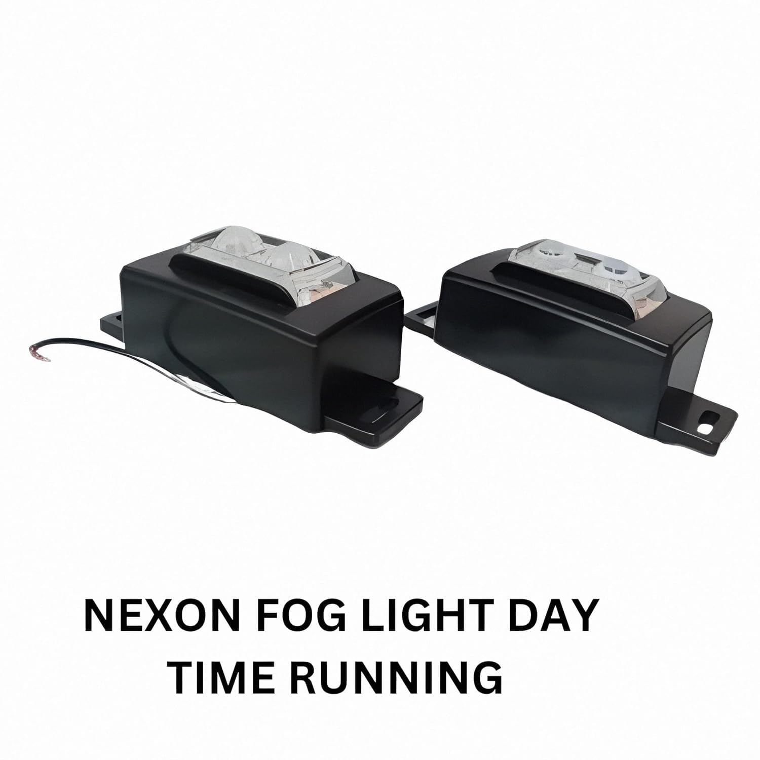 Audio Wheels LED Daytime Running Light DRL for Tata Nexon | Multi Color White/Yellow/Red/Blue | 15W LED | DC 12V Plug and Play | Energy Efficient