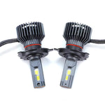 Audio Wheels H4 Car LED Headlight Bulbs, 110W 16,000 Lumens Super Bright LED Headlight Conversion Kit For Cars 6000K Cool White Quick Installation Halogen Replacement, Set Of 2