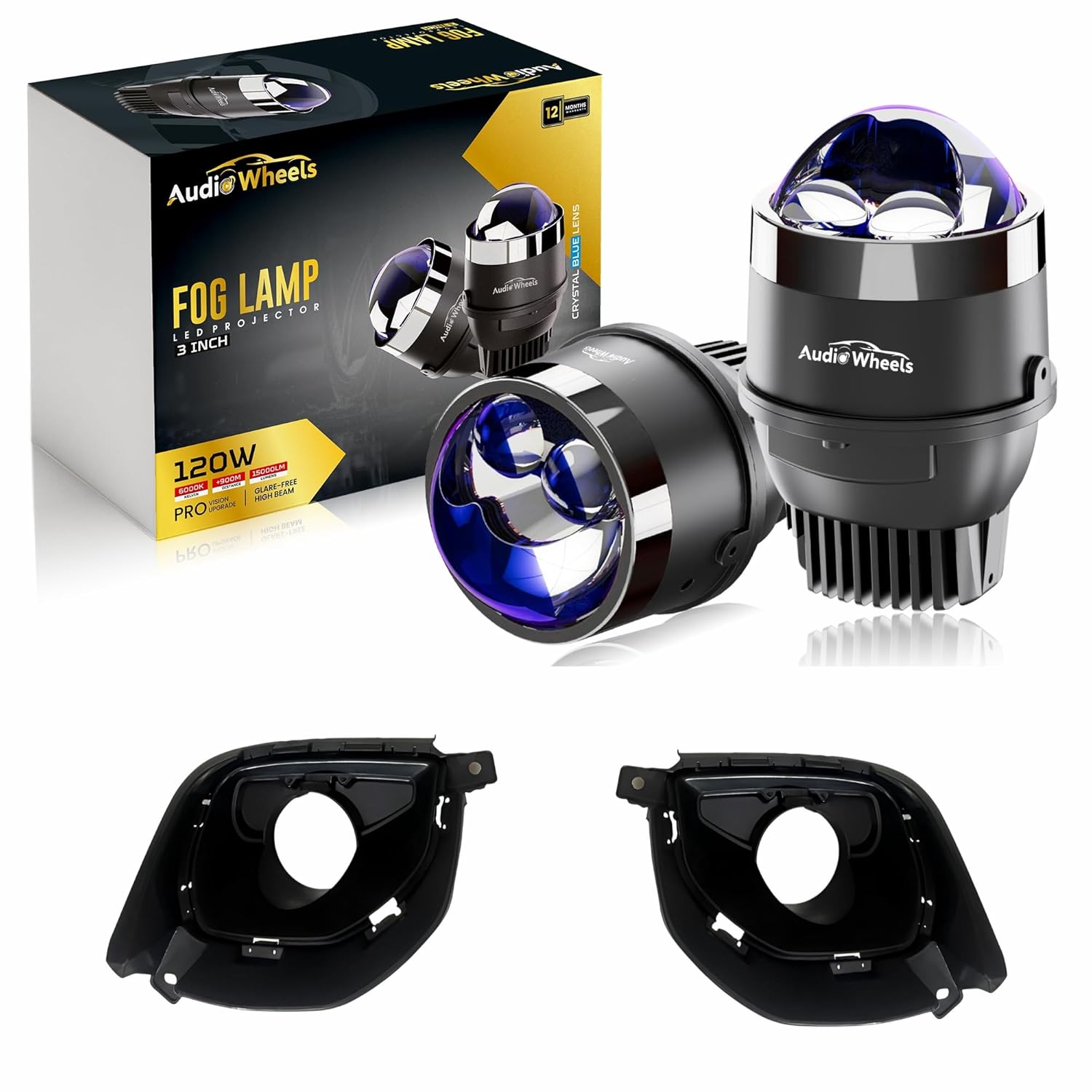 3 Inch Audio Wheels fog lamp