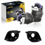 3 Inch Audio Wheels fog lamp with packaging and additional lenses