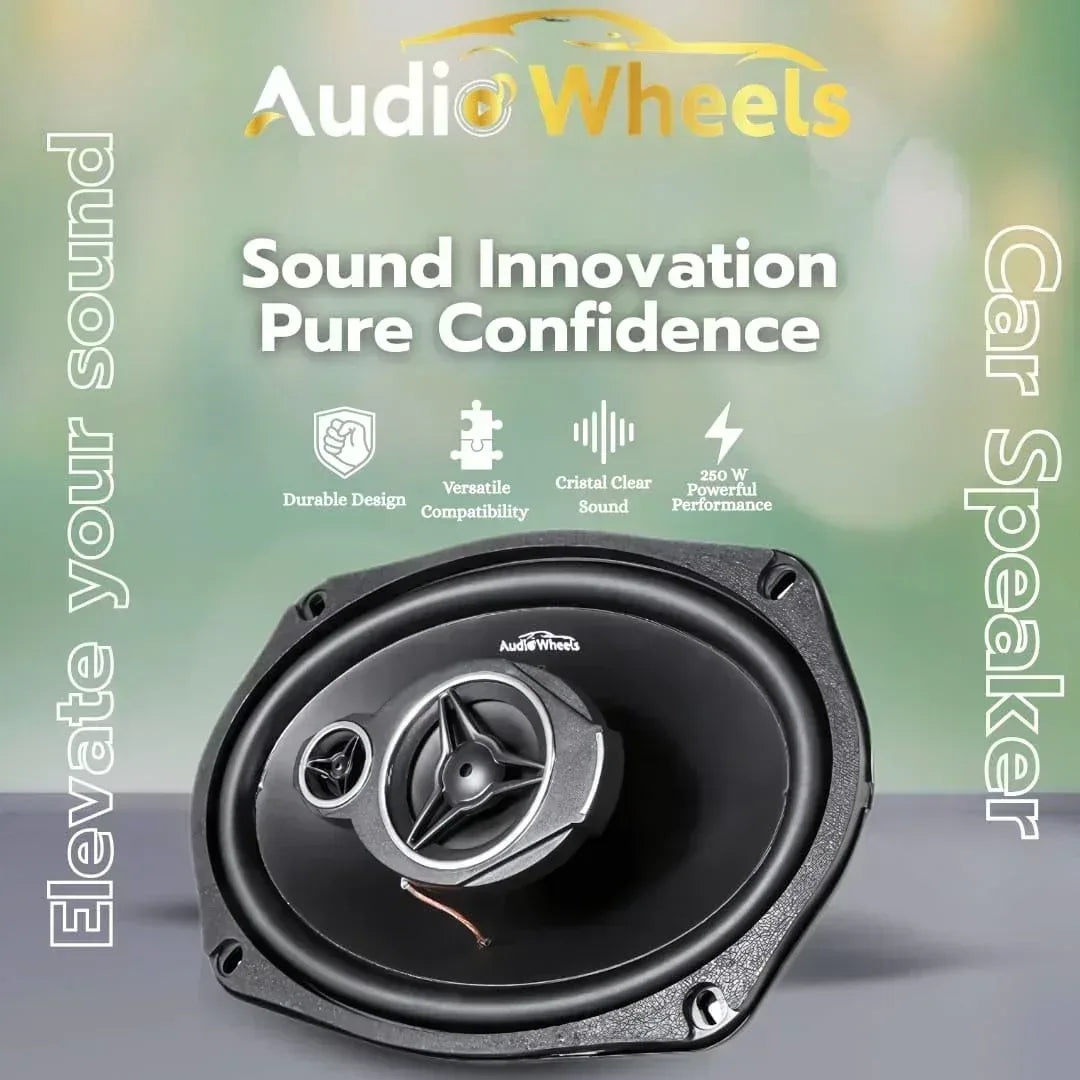Audio Wheels 6x9 Robert Parker Car Speaker – 180W RMS / 780W Max Power | 30mm High-Efficiency Voice Coil | Deep Bass Output |Rubber Edge with PP Cone | 4Ω Impedance | Premium High-Performance Sound