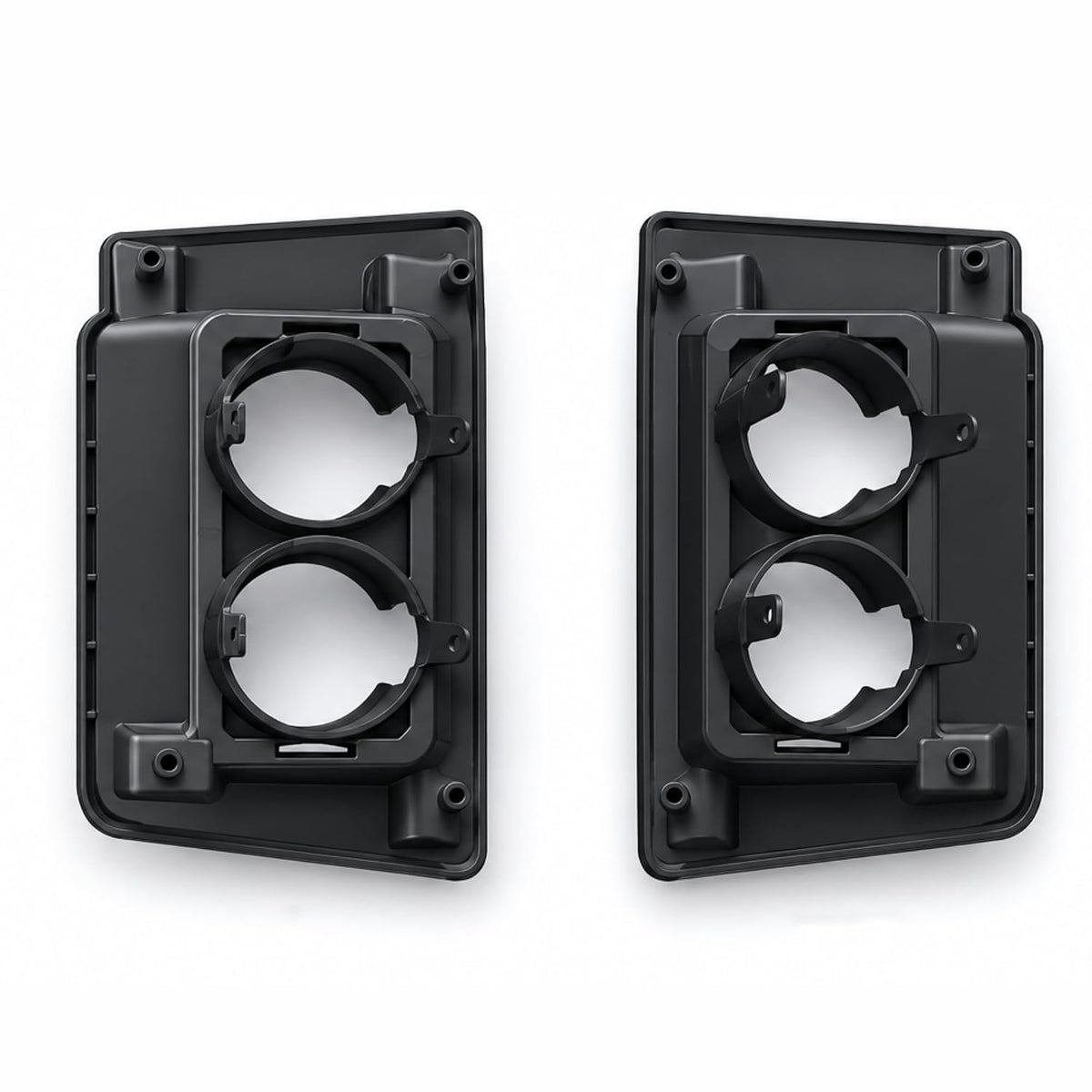 Audio Wheels 2 Inch Fog Lamp Mounting Cover / Bracket Kit for TATA SIERRA | Direct Replacement Set | Compatible with Tata Sierra (2025-26)