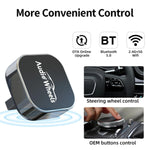 Audio Wheels Turbo Dock Wireless Car Play Adapter – Wireless Android Auto Adapter for Seamless Music Streaming & Hands-Free Calling with Plug & Play USB Receiver for Cars & Home Systems