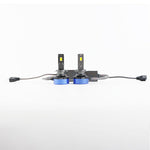 Audio Wheels H7/H18-250W LED Headlight Bulbs – 30,000 Lumens Ultra-Bright, 6000K Cool White – IP68 Waterproof, Plug & Play Conversion Kit – 50,000+ Hrs, 2-Year Warranty