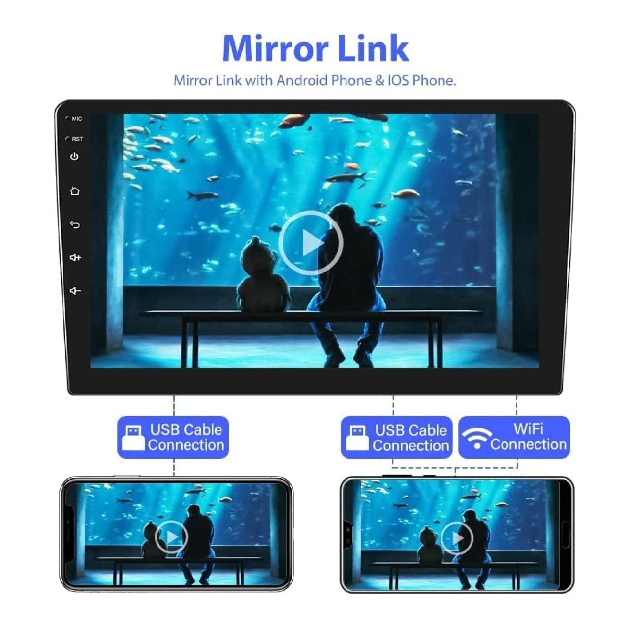 Audio Wheels Maruti Ertiga 2010+: 9-Inch 1280P IPS Android 2/32 Car Display with Gorilla Glass - Double Din Car Stereo, Android 13,+ AHD Camera & Dashboard Frame (Maruti Ertiga 2010+)