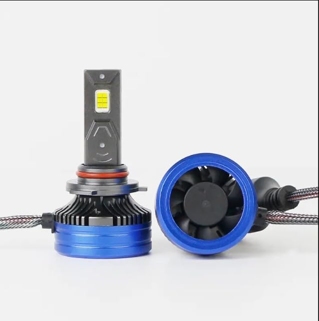 Audio Wheels 9005/HB3-250W LED Headlight Bulbs – 30,000 Lumens Ultra-Bright, 6000K Cool White – IP68 Waterproof, Plug & Play Conversion Kit – 50,000+ Hrs, 2-Year Warranty