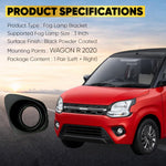 Audio Wheels 3 Inch Fog Lamp Mounting Cover/Bracket Kit - Car & Vehicle Fog Brackets | Direct Replacement Set | Compatible with Maruti Suzuki WagonR 2020