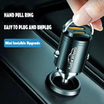 Audio Wheels 130W Dual Output Car Fast Charger – 100W USB & 30W Type C PD, Fast Charging Adapter Wide Compatibility for iPhone, Android Smartphones, and Tablets.