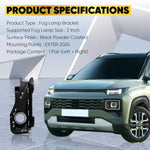 Audio Wheels 2 Inch Fog Lamp Mounting Cover/Bracket Kit - Car & Vehicle Fog Brackets | Direct Replacement Set | Compatible with Hyundai Exter 2024