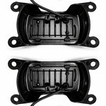 Audio Wheels LED Daytime Running Light (DRL) Fog Light Set for Maruti Suzuki BREZZA | Switchable White/Yellow/Red/Blue | 15W LED | DC 12V Plug & Play | 90% Power Saving