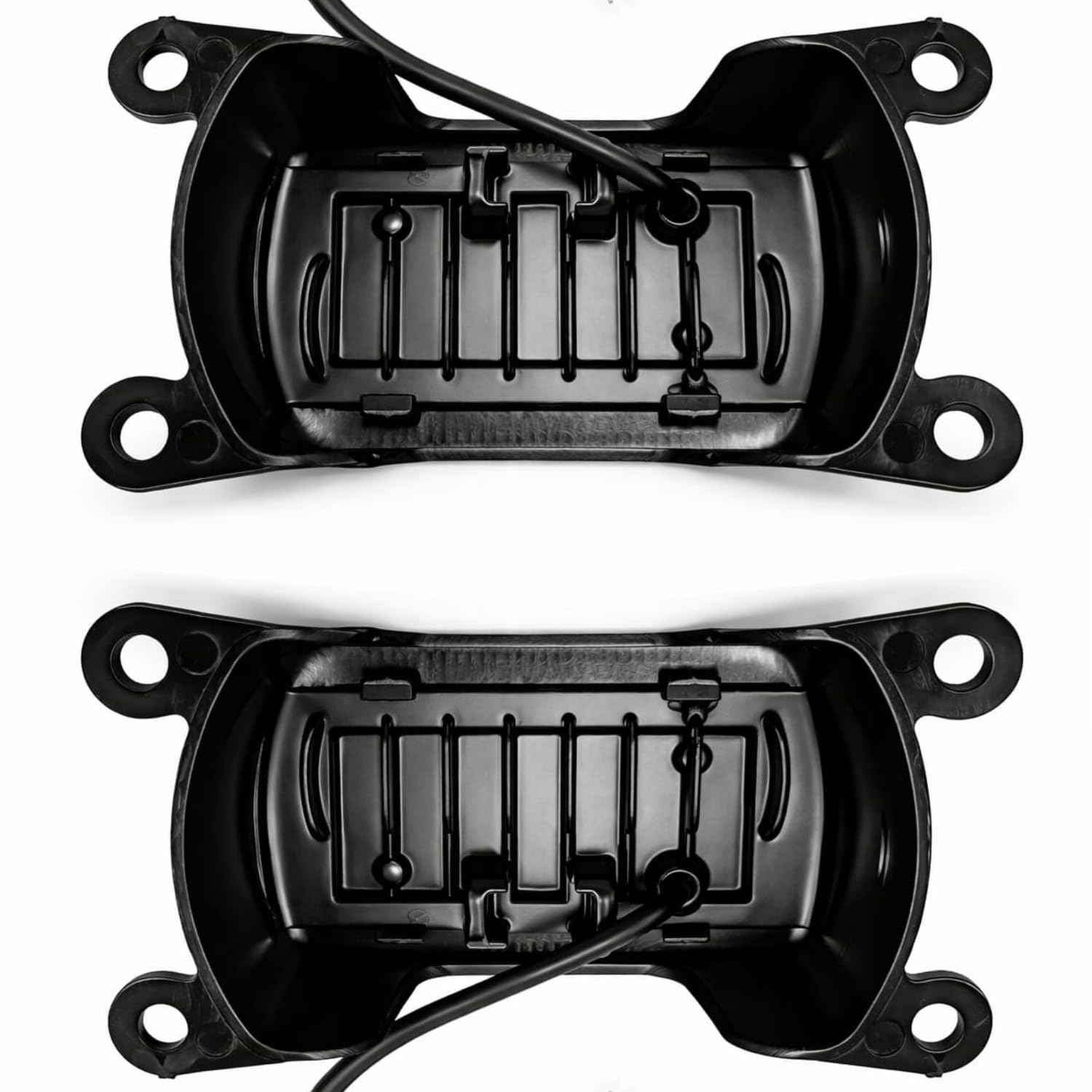 Audio Wheels LED Daytime Running Light (DRL) Fog Light Set for Maruti Suzuki BREZZA | Switchable White/Yellow/Red/Blue | 15W LED | DC 12V Plug & Play | 90% Power Saving