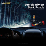 Audio Wheels H4-110W Car Led Headlight Bulbs, 16,000 Lumens Super Bright LED Headlight Conversion Kit for Cars 6000K Cool White Quick Installation Halogen Replacement, Pack of 2