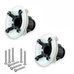 Audio Wheels 3 Inch Universal LED Projector Fog Lamp - 120W Car Projector Fog Light for Vehicle Modification (Tri-Colour, 1.8)