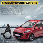 Audio Wheels 3 Inch Fog Lamp Mounting CoverBracket Kit - Car & Vehicle Fog Brackets  Direct Replacement Set  Compatible with Hyundai GRAND i10 NIOS