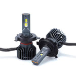 Audio Wheels H4 Car LED Headlight Bulbs, 110W 16,000 Lumens Super Bright LED Headlight Conversion Kit For Cars 6000K Cool White Quick Installation Halogen Replacement, Set Of 2