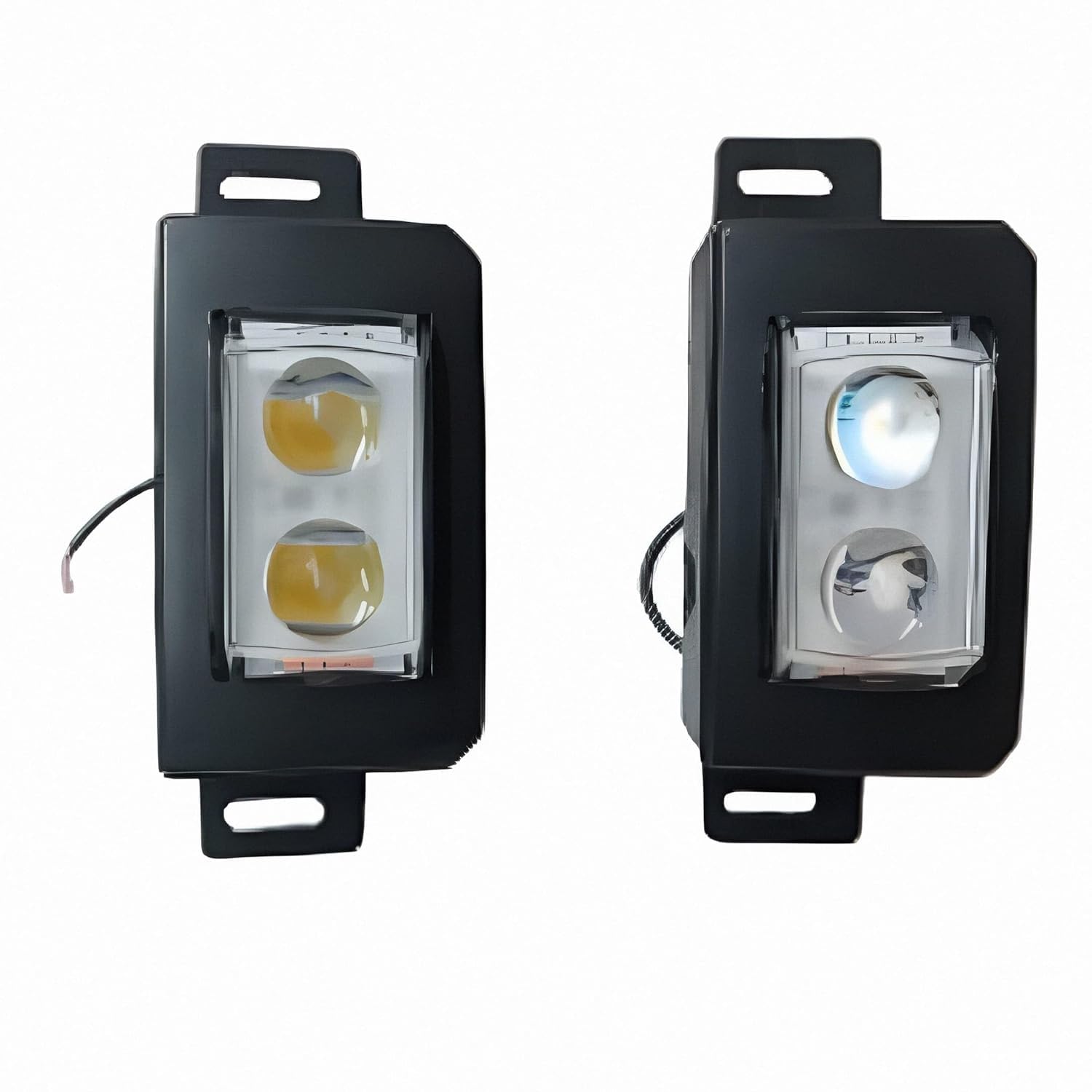 Audio Wheels LED Daytime Running Light DRL for Tata Nexon | Multi Color White/Yellow/Red/Blue | 15W LED | DC 12V Plug and Play | Energy Efficient