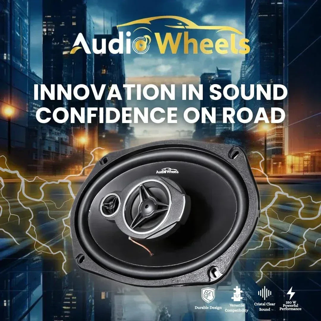 Audio Wheels 6x9 Robert Parker Car Speaker – 180W RMS / 780W Max Power | 30mm High-Efficiency Voice Coil | Deep Bass Output |Rubber Edge with PP Cone | 4Ω Impedance | Premium High-Performance Sound