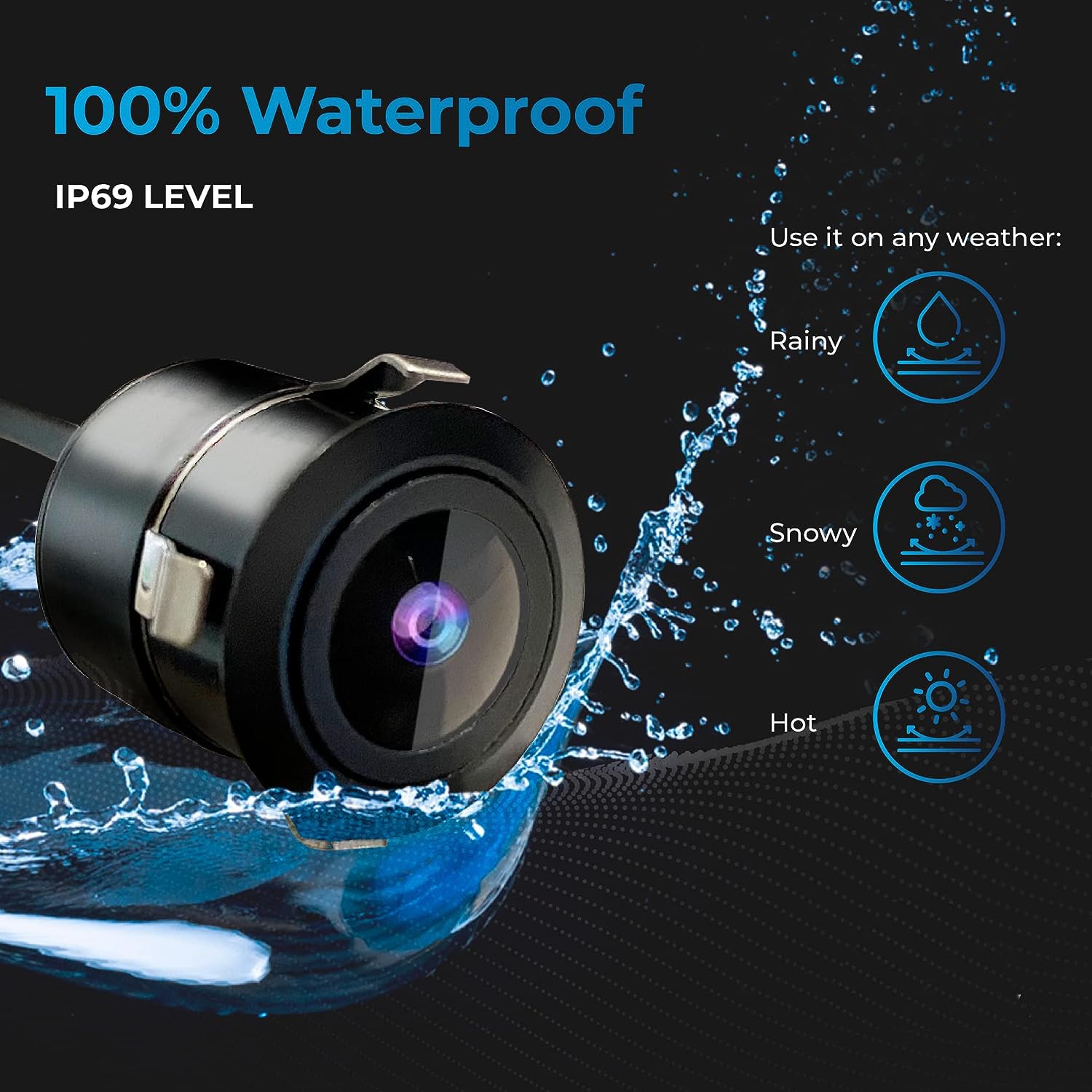 Audio Wheels Fish Eye Full HD Wide-Angle car Reverse View Rear Parking Camera Assist for only Car Android Stereo