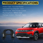 Audio Wheels 2 Inch Fog Lamp Mounting Cover  Bracket Kit - Car & Vehicle Fog Brackets  Direct Replacement Set  Compatible with Maruti Suzuki BREZZA 2022