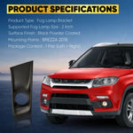 Audio Wheels 2 Inch Fog Lamp Mounting Cover / Bracket Kit - Car & Vehicle Fog Brackets | Direct Replacement Set | Compatible with Maruti Suzuki BREZZA 2018