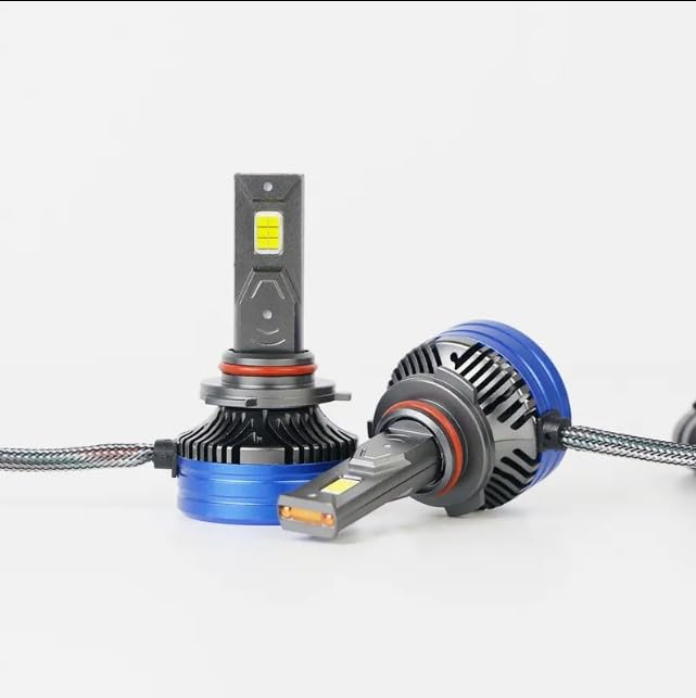 Audio Wheels H1R2/9012 - 250W LED Headlight Bulbs – 30,000 Lumens Ultra-Bright, 6000K Cool White – IP68 Waterproof, Plug & Play Conversion Kit – 50,000+ Hrs | 2-Year Warranty