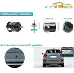 Audio Wheels Fisheye Lens AHD 1080P Car Reverse Camera|Backup Camera - 170° Wide Angle, Night Vision, Water-Resistant - Compatible with Car Android Monitors and AHD/CVBS Switcher Camera