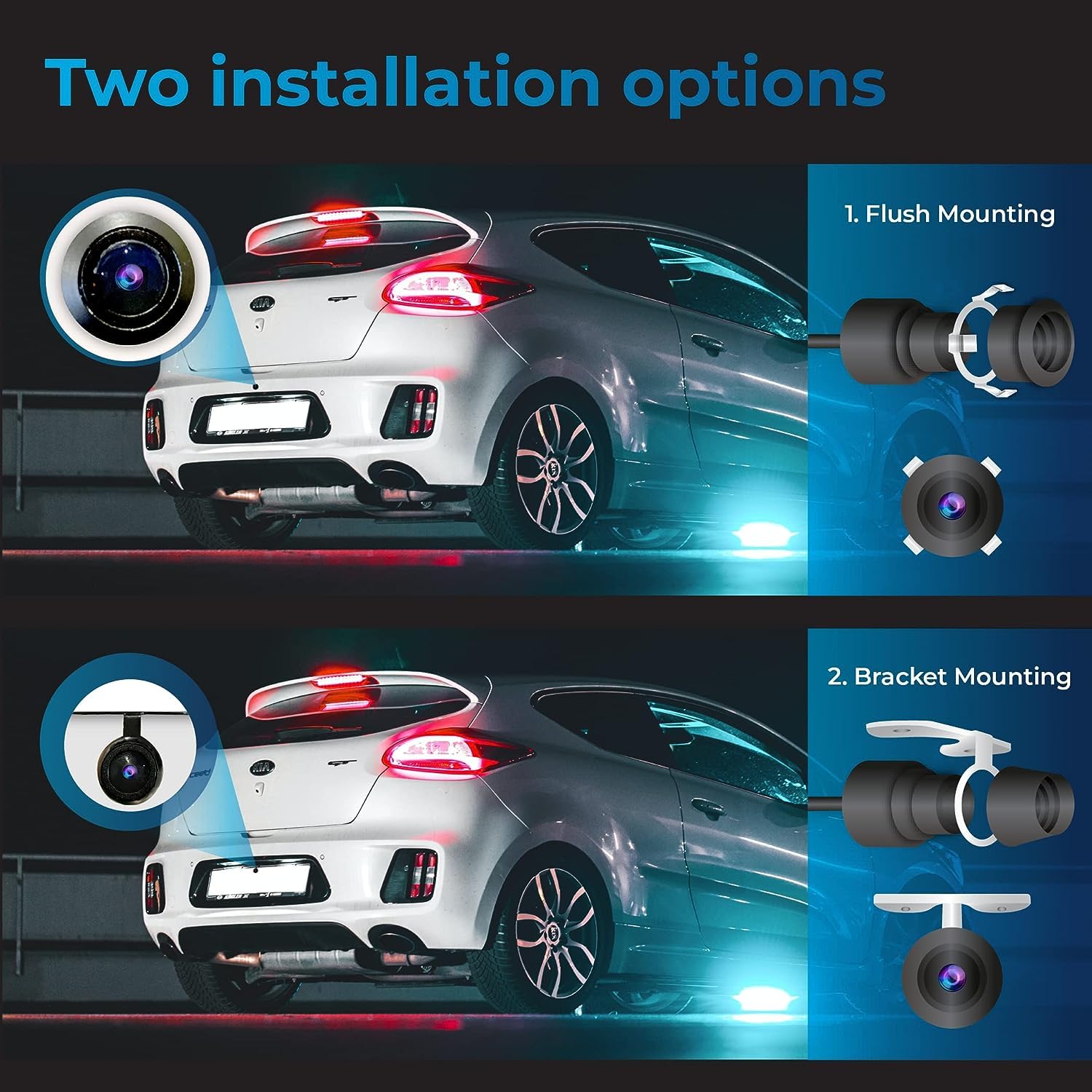 Audio Wheels Fish Eye Full HD Wide-Angle car Reverse View Rear Parking Camera Assist for only Car Android Stereo
