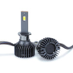 Audio Wheels H1 LED Headlight Bulbs – 160W High-Performance Lighting, 16,000 Lumens Ultra-Bright Output, 6000K Cool White Glow for Superior Visibility and Enhanced Driving Safety.