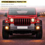 Audio Wheels 3 Fog Lamp Mounting CoverBracket Kit - Car & Vehicle Fog Brackets  Direct Replacement Set  Compatible with Mahindra THAR ROXX