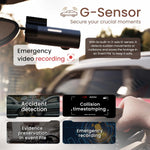 Audio Wheels 12.0MP Full HD WiFi DVR Dashcam + 5V 0.4A Power, 1080p Video, 30 FPS, High-Sensitivity Low-Light Sensor, MIC Support, 128GB TF Card Storage, USB Connectivity,Android Compatibility.