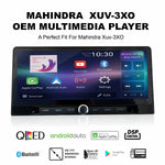 Audio Wheels (OEM) Android 12.33 Inch Touchscreen for Mahindra-3XO+Frame, 2GB RAM/32GB ROM, with Wireless CarPlay, DSP, Camera Support, and 4 x 50W Output.